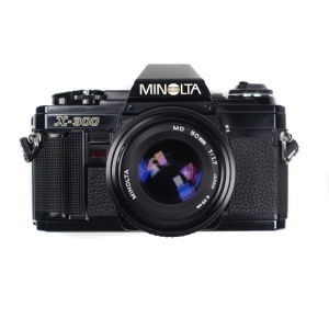 Used Minolta X-300 + 50mm F1.8 35mm Film SLR