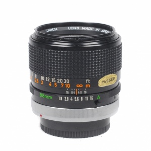 Used Canon FD  85mm F1.8 S.S.C.