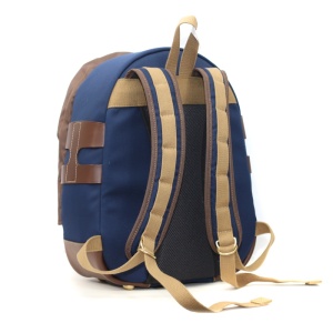 Used Billingham Rucksack 25 - Navy/chocolate