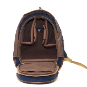 Used Billingham Rucksack 25 - Navy/chocolate