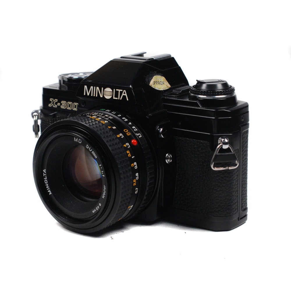 Used Minolta X-300 + 50mm F1.8 35mm Film SLR