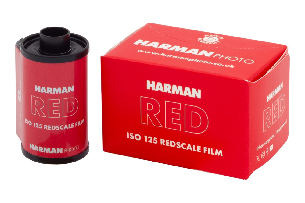 Harman Red 125 36 Exposure 35mm C41 Redscale Film